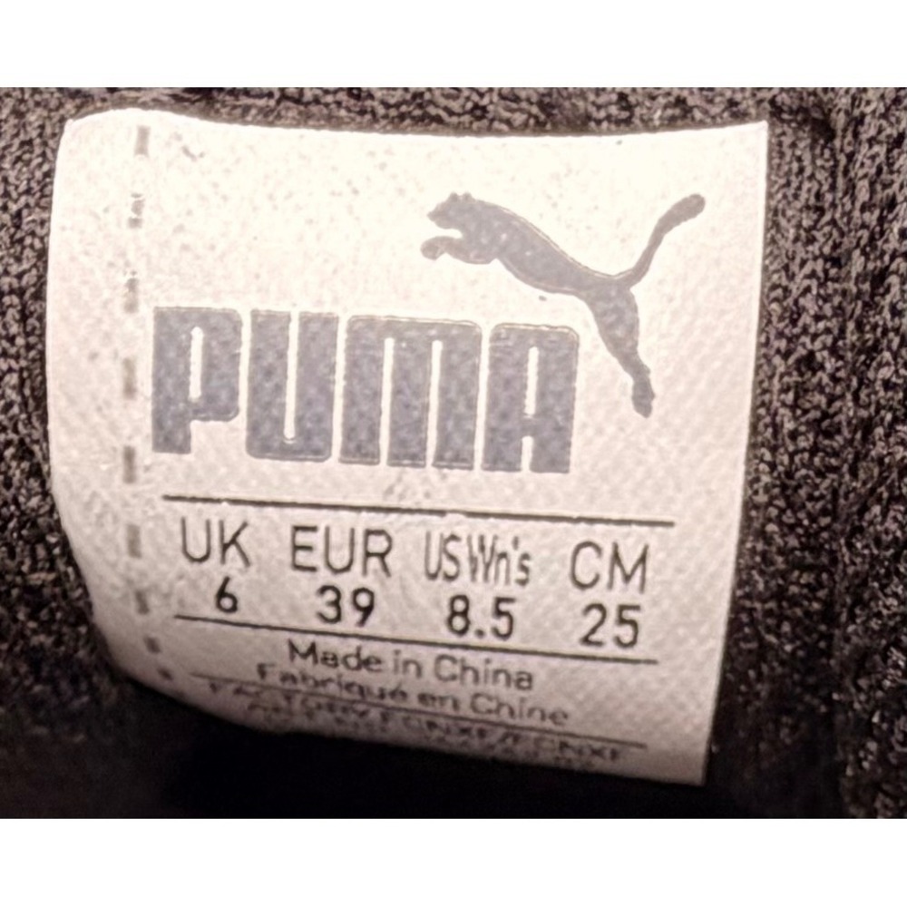 Puma Vikky Ribbon Women's 8.5 Black Solid Regular Fit Modern Elegant Coquette - Picture 5 of 15